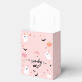 Spooky One Halloween Niedlich Pink Ghost 1. Geburt Geschenkschachtel (Geöffnet)