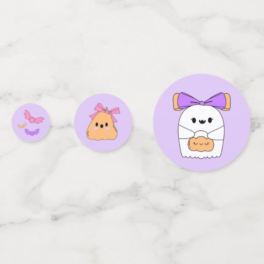 Spooky One Halloween Tisch Confetti Konfetti (Rückseiten)