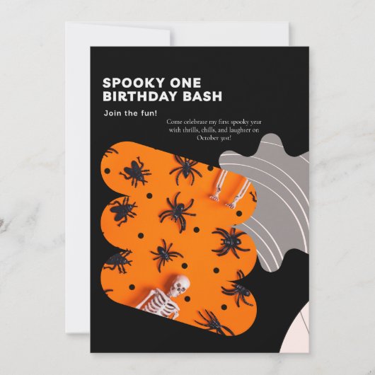 SPOOKY ONE individuell Einladung (Vorderseite)