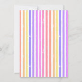 Spooky ONE Little Boo Halloween Girls 1. Geburtsta Einladung (Rückseite)