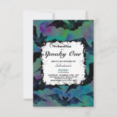 Spooky One Niedlich Halloween Ghost 1. Geburtstag Einladung (Vorderseite)