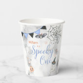 Spooky One Niedlich Halloween Ghost 1. Geburtstag  Pappbecher (Rückseite)