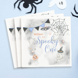 Spooky One Niedlich Halloween Ghost 1. Geburtstag  Serviette