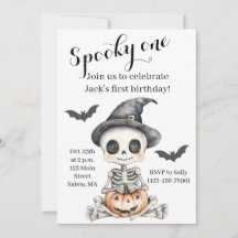 Spooky One | Niedliches Skelett Halloween 1. Gebur