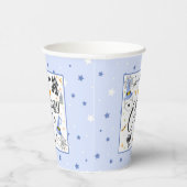 Spooky One Paper Cup - Blau Pappbecher (Rechts)