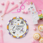 Spooky One Paper Plate - Weiß Pappteller (Party)