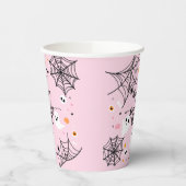 Spooky One Pink Halloween Ghost Pappbecher (Links)
