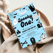 Spooky One Retro Grovy Halloween erster Geburtstag