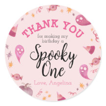 Spooky One Vielen Dank Gastgeschenk