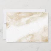 Spooky One Vintag Ghost 1. Geburtstag Einladung (Rückseite)