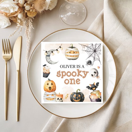 Spooky One zum Geburtstag Napkins Serviette