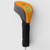 Spooky Orange Golf Cover Headcover (angewinkelt)