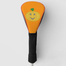 Spooky Orange Golf Cover