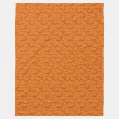 SPOOKY ORANGE HALLOWEEN BATTEN FLEECEDECKE (Vorderseite)