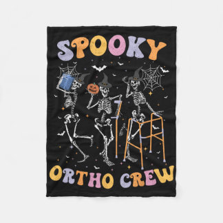 Spooky Ortho Crew Halloween Tanzorthopädie Fleecedecke