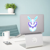 Spooky Osterkanbit Aufkleber (Laptop auf Schreibtisch)