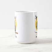 Spooky Owl Anpassbar Halloween Kaffeetasse (Mittel)