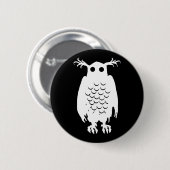 Spooky Owl Button (Vorne & Hinten)