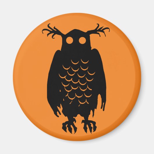 Spooky Owl Magnet (Vorne)