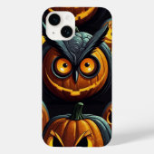 Spooky Owl on Pumpkin Case-Mate iPhone Hülle (Rückseite)