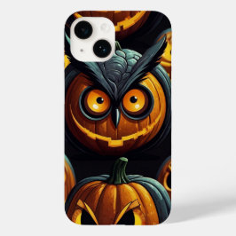 Spooky Owl on Pumpkin Case-Mate iPhone 14 Hülle