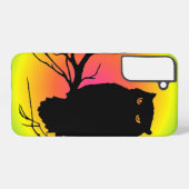 Spooky Owl Samsung Galaxy Hülle (Rückseite (Horizontal))