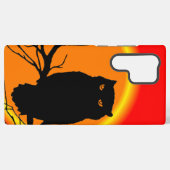 Spooky Owl Samsung Galaxy Hülle (Rückseite (Horizontal))