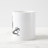 Spooky Owl Silhouette Jumbo-Tasse (Vorderseite)