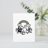 Spooky Pals Postkarte (Stehend Vorderseite)