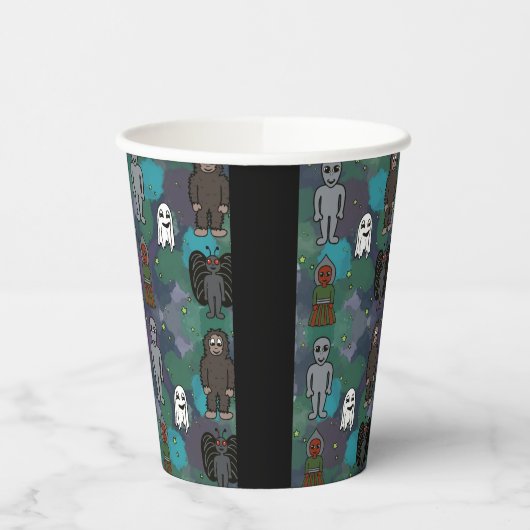 Spooky Paper Plate Pappbecher (Links)