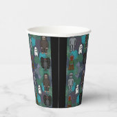 Spooky Paper Plate Pappbecher (Rechts)