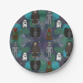 Spooky Paper Plate Pappteller (Vorderseite)