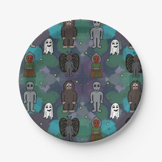 Spooky Paper Plate Pappteller (Vorderseite)