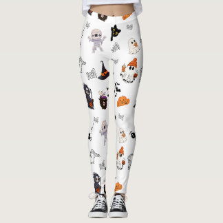 Spooky Parade: Halloween-Charakter-Leggings Leggings
