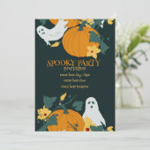 Spooky-Party Einladung (Stehend Vorderseite)