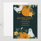 Spooky-Party Einladung (Vorne/Hinten)