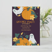 Spooky-Party Einladung (Stehend Vorderseite)