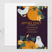 Spooky-Party Einladung (Vorne/Hinten)