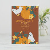 Spooky-Party Einladung (Stehend Vorderseite)