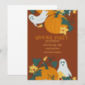 Spooky-Party Einladung (Vorne/Hinten)