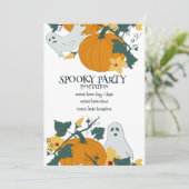 Spooky-Party Einladung (Stehend Vorderseite)