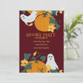 Spooky-Party Einladung (Stehend Vorderseite)
