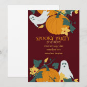 Spooky-Party Einladung (Vorne/Hinten)