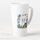 Spooky Party Frame T-Shirt Milchtasse (Rechte Ecke)