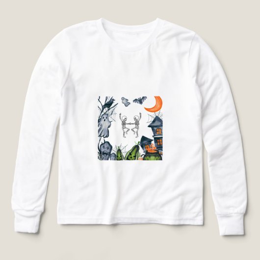 Spooky Party Frame tee shirt (Design Vorderseite)