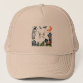 Spooky Party Frame tee shirt Truckerkappe (Vorderseite)