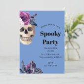 Spooky Party Halloween Einladung (Stehend Vorderseite)