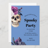 Spooky Party Halloween Einladung (Vorne/Hinten)
