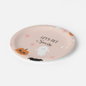 Spooky Party Halloween Pappteller (Schrägansicht)