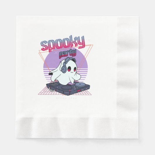 Spooky Party Halloween Serviette (Vorderseite)